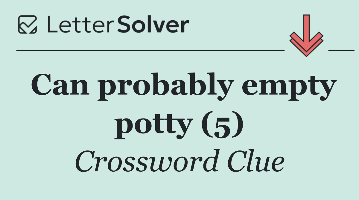 Can probably empty potty (5)