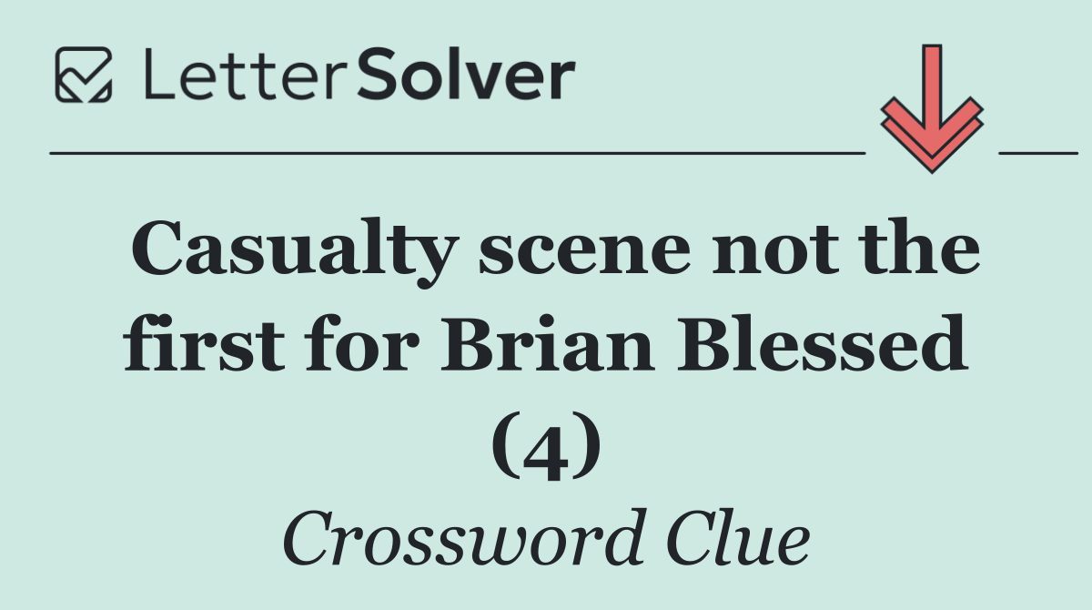Casualty scene not the first for Brian Blessed (4)