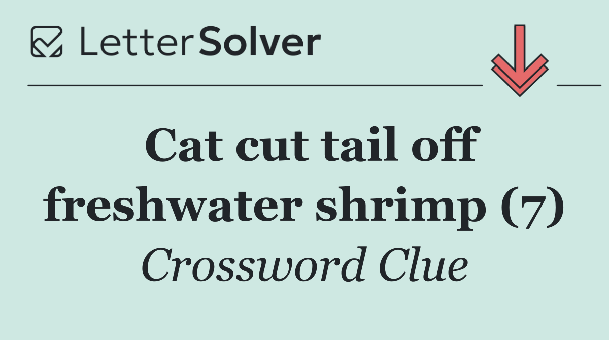Cat cut tail off freshwater shrimp (7)