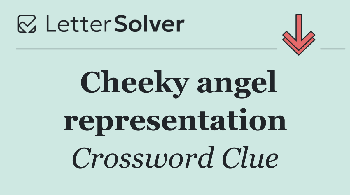 Cheeky angel representation