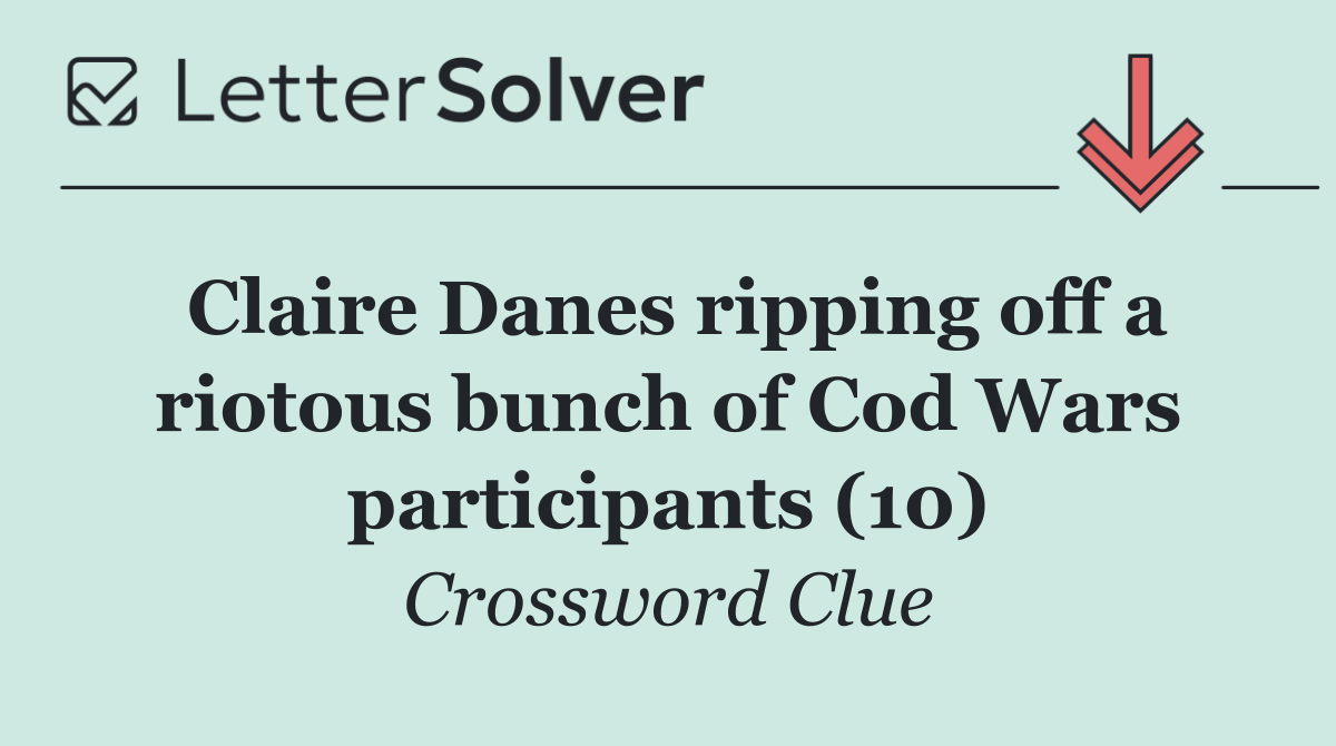 Claire Danes ripping off a riotous bunch of Cod Wars participants (10)
