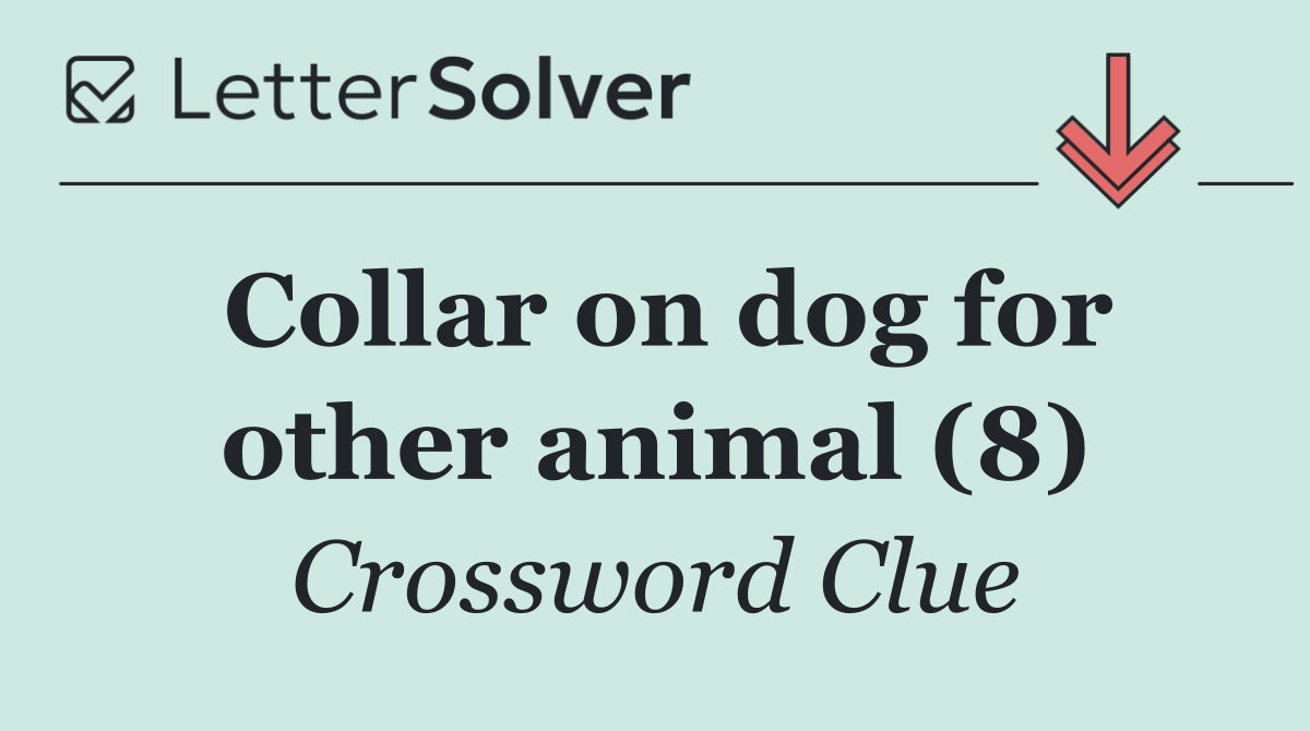 Collar on dog for other animal (8)