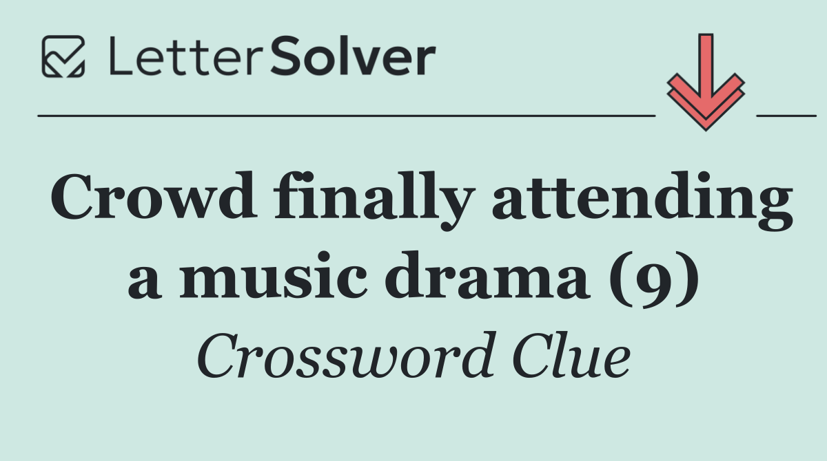 Crowd finally attending a music drama (9)