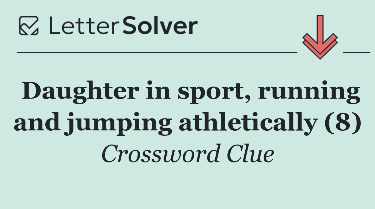 Daughter in sport, running and jumping athletically (8)