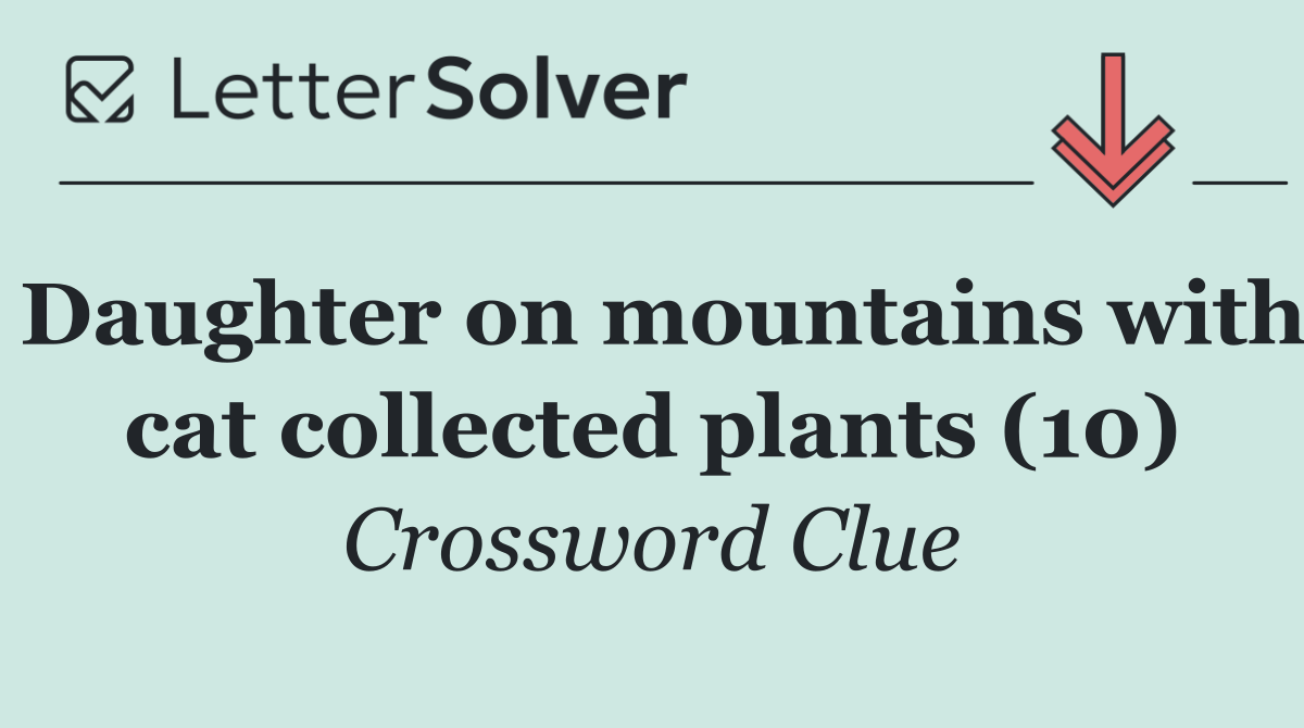 Daughter on mountains with cat collected plants (10)