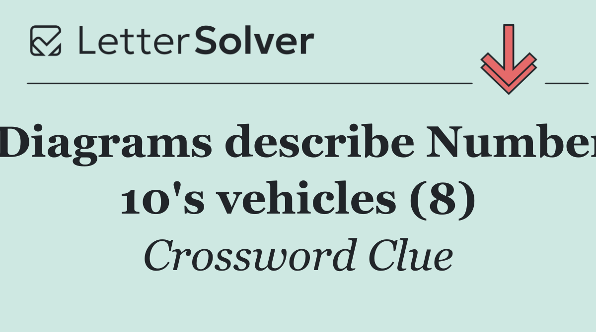 Diagrams describe Number 10's vehicles (8)
