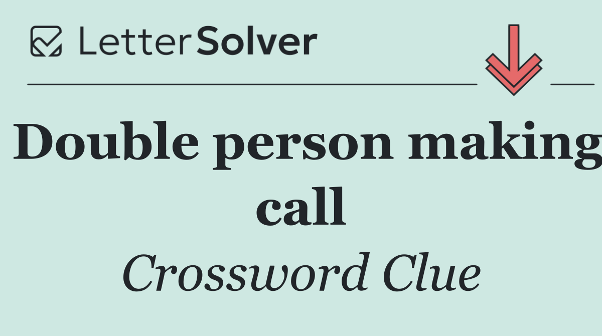Double person making call