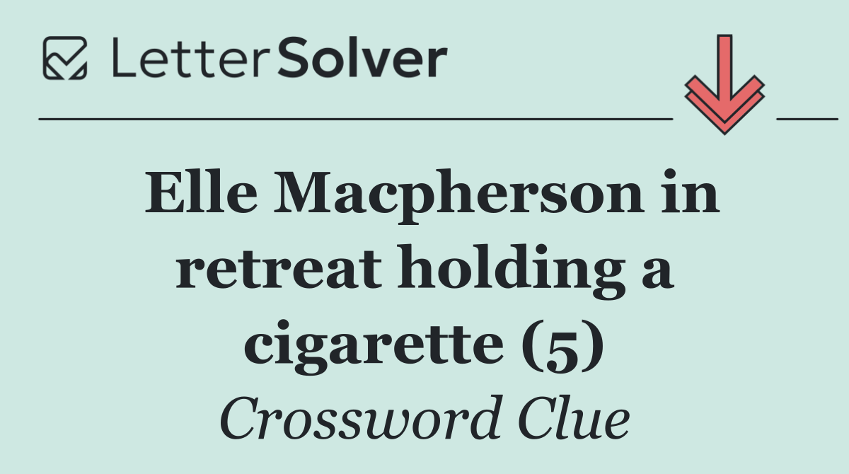 Elle Macpherson in retreat holding a cigarette (5)