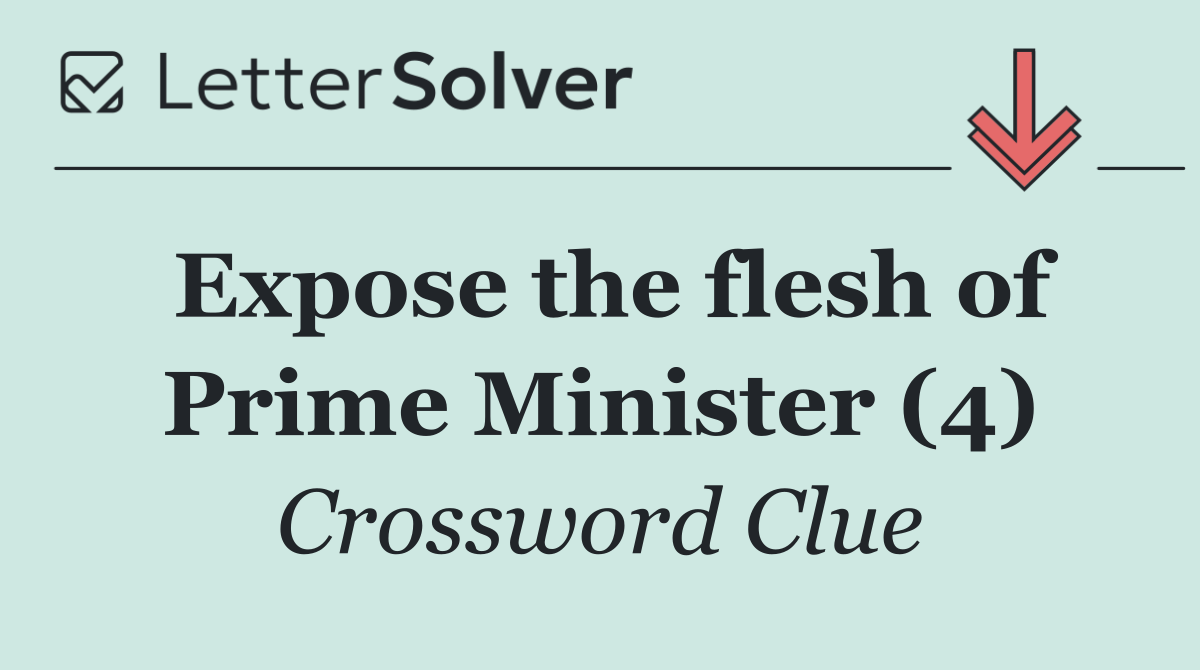 Expose the flesh of Prime Minister (4)