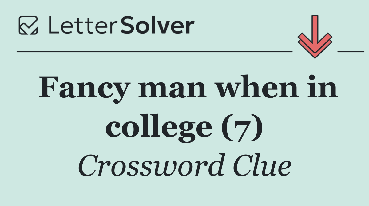 Fancy man when in college (7)