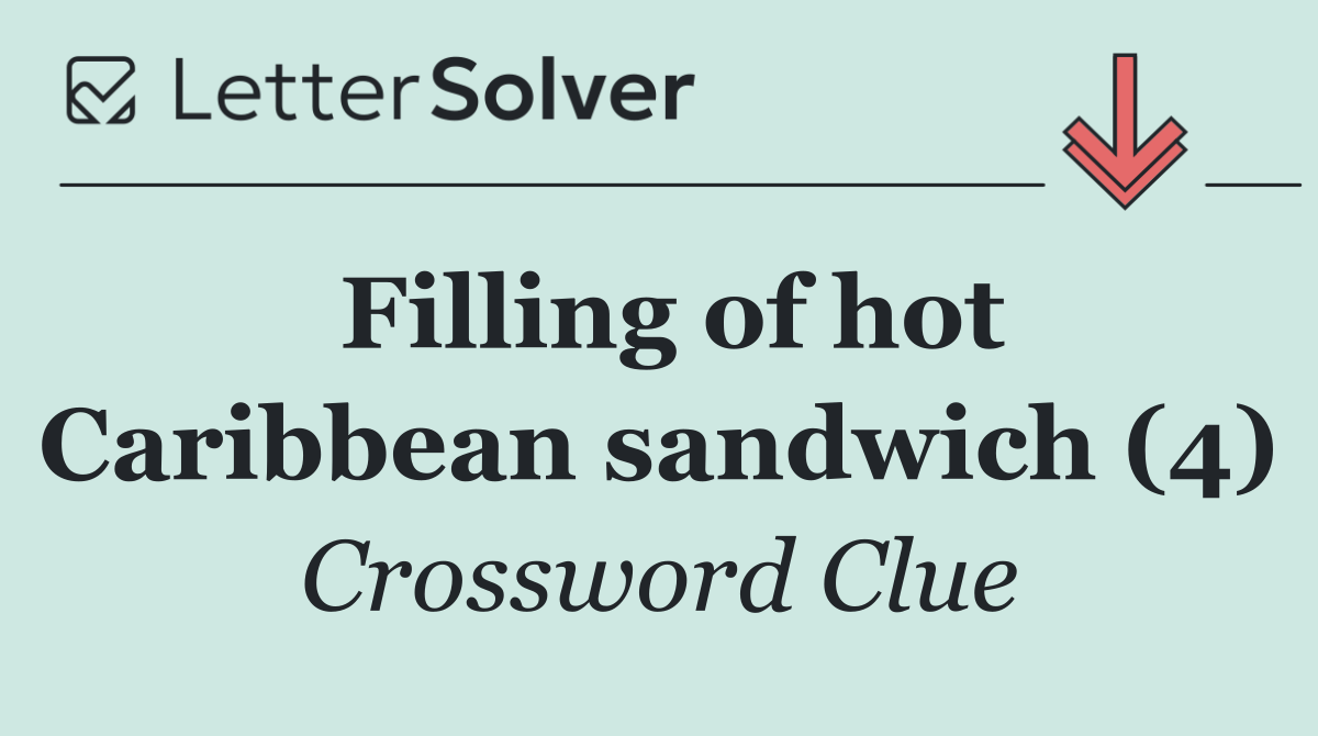 Filling of hot Caribbean sandwich (4)