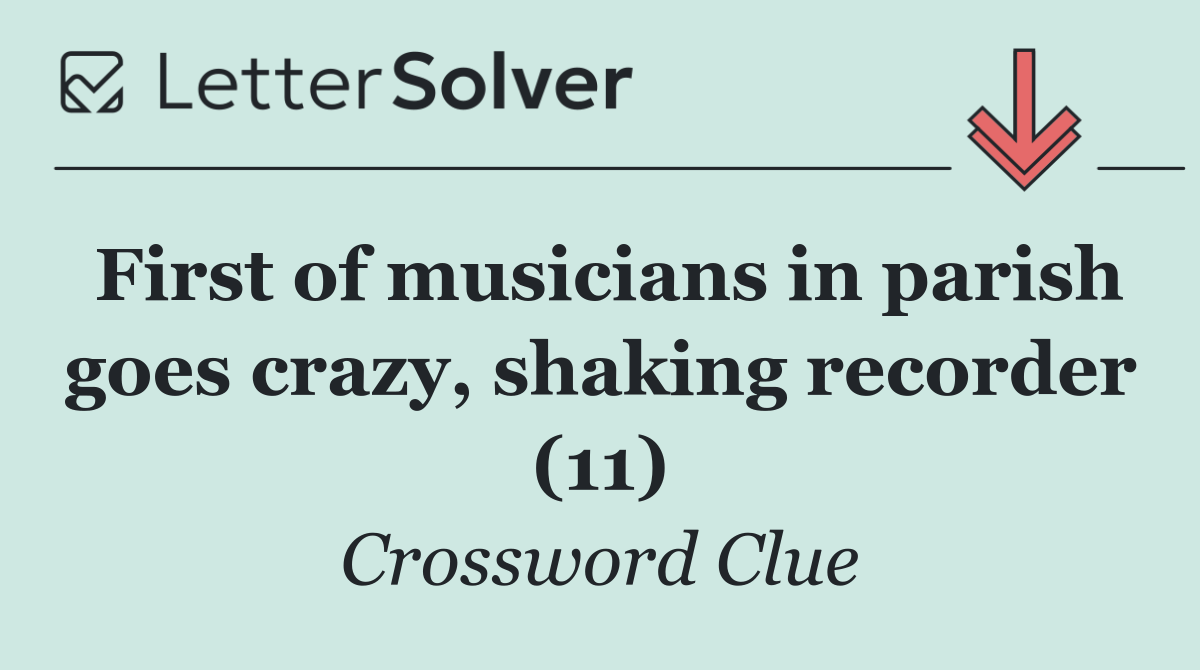 First of musicians in parish goes crazy, shaking recorder (11)