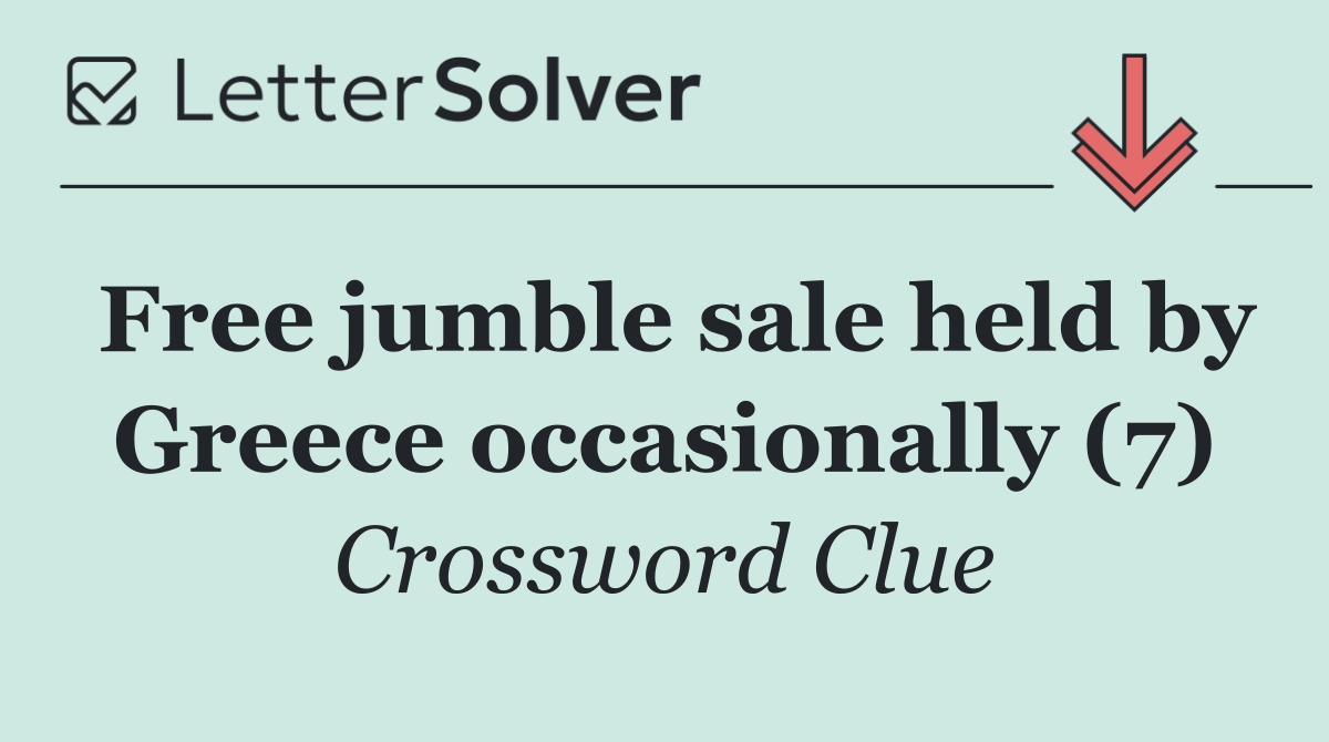 Free jumble sale held by Greece occasionally (7)