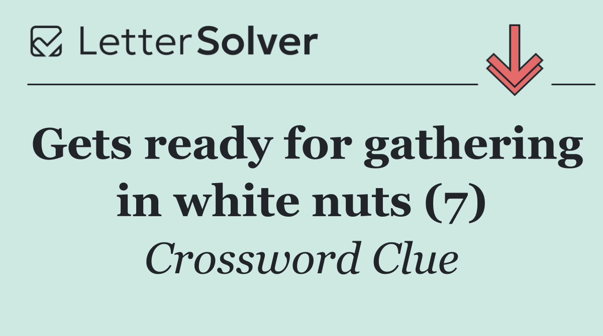Gets ready for gathering in white nuts (7)
