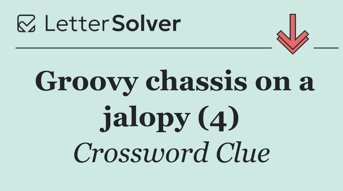 Groovy chassis on a jalopy (4)
