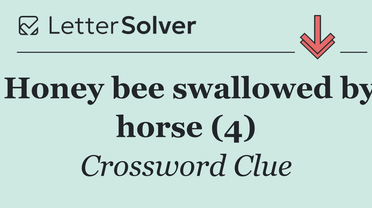 Honey bee swallowed by horse (4)