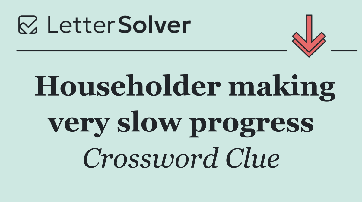 Householder making very slow progress