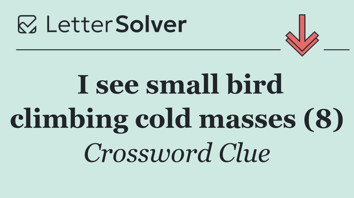 I see small bird climbing cold masses (8)