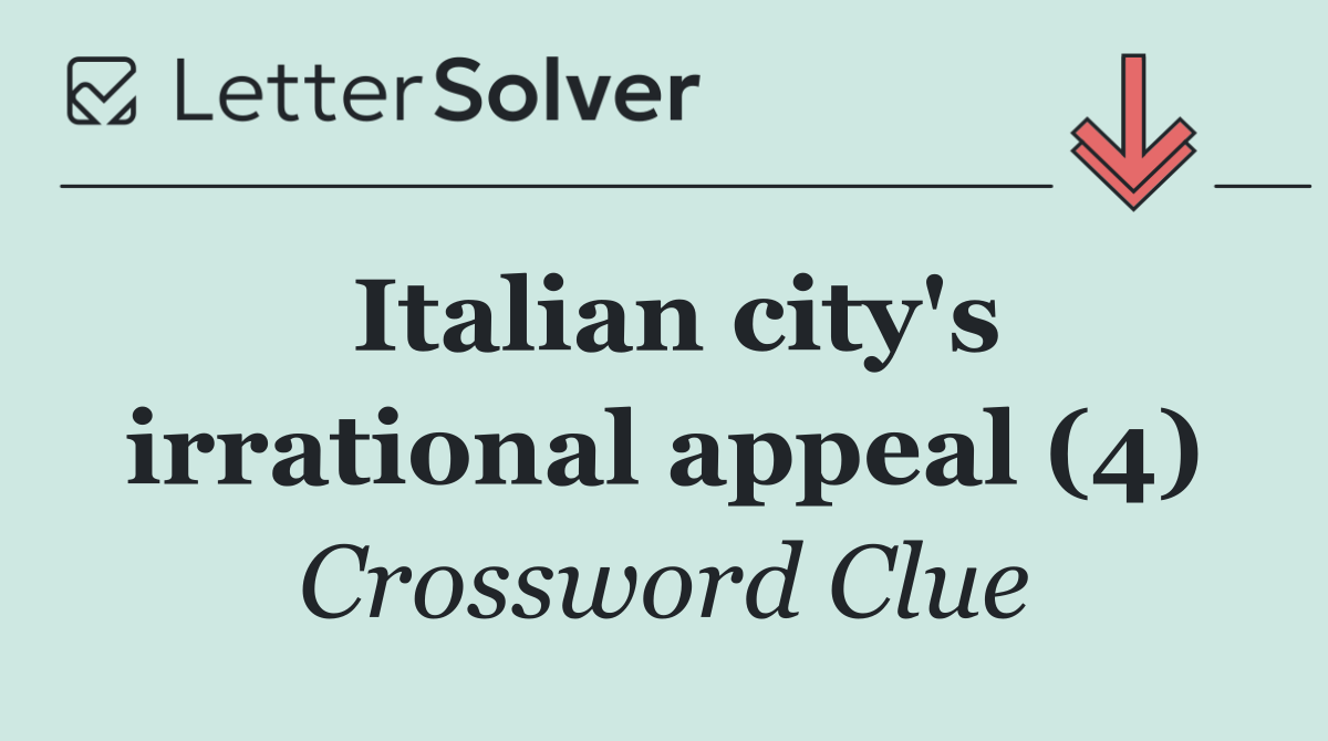 Italian city's irrational appeal (4)