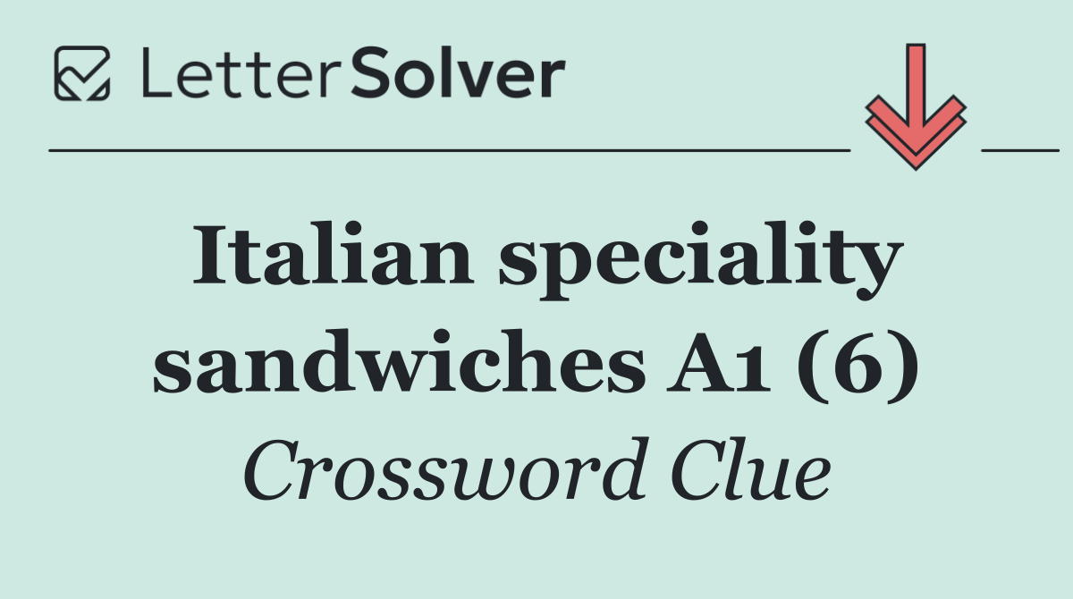 Italian speciality sandwiches A1 (6)