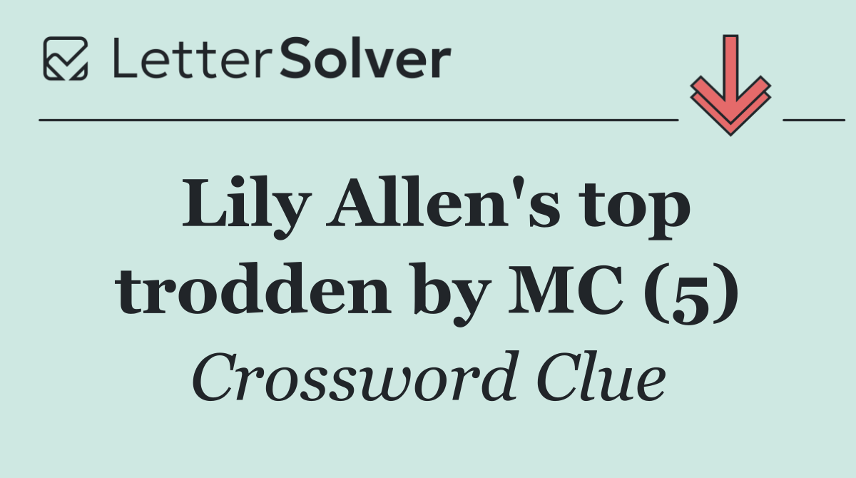 Lily Allen's top trodden by MC (5)