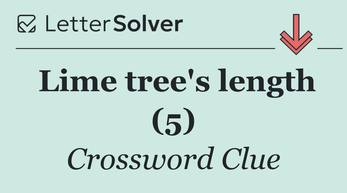 Lime tree's length (5)