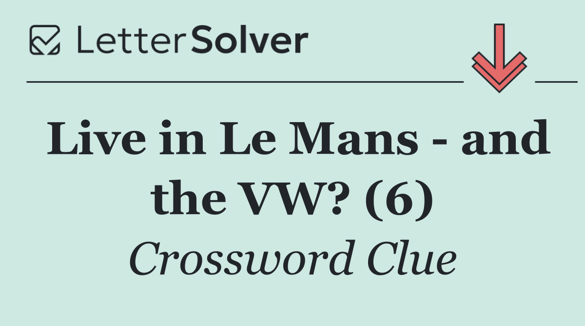 Live in Le Mans   and the VW? (6)