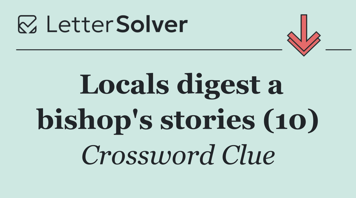 Locals digest a bishop's stories (10)