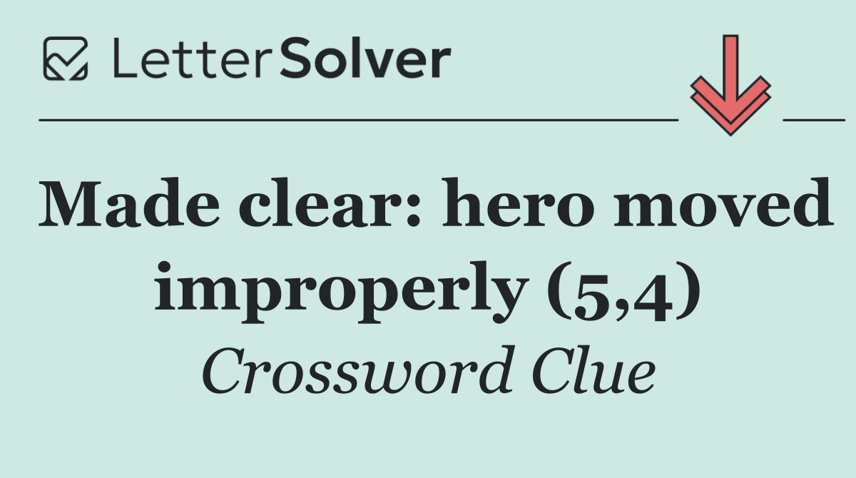 Made clear: hero moved improperly (5,4)
