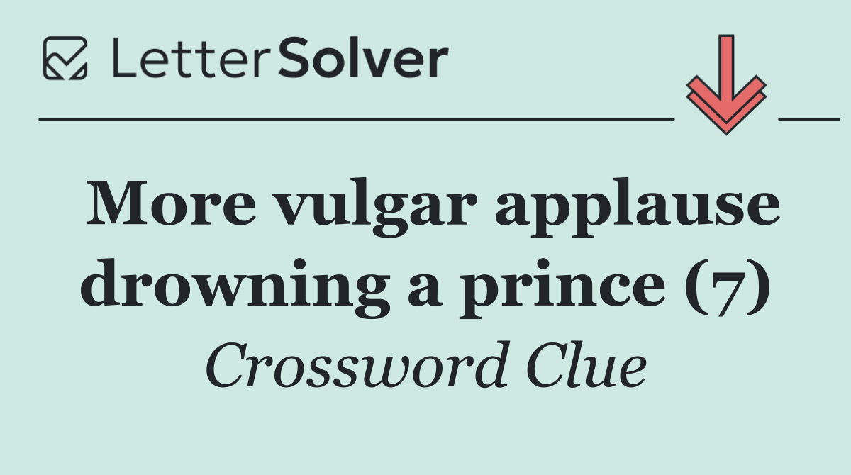 More vulgar applause drowning a prince (7)