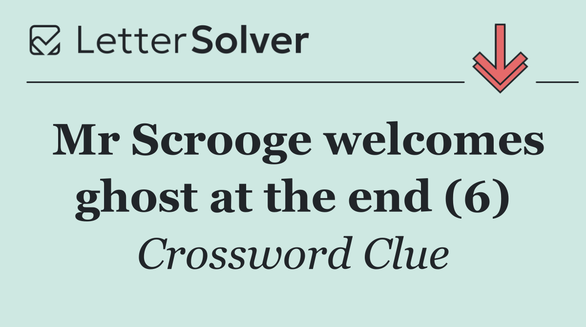 Mr Scrooge welcomes ghost at the end (6)