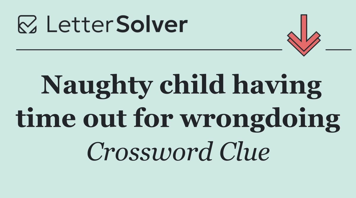 Naughty child having time out for wrongdoing