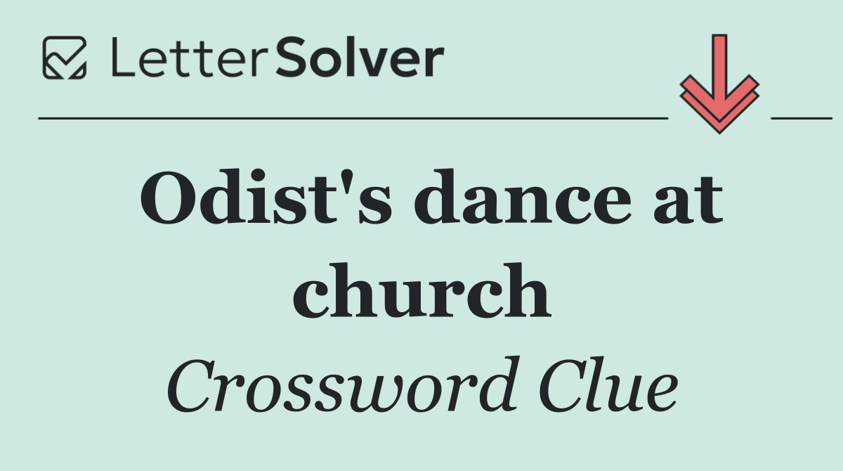 Odist's dance at church