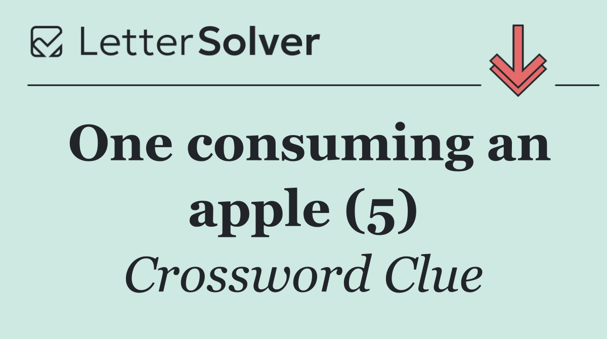 One consuming an apple (5)