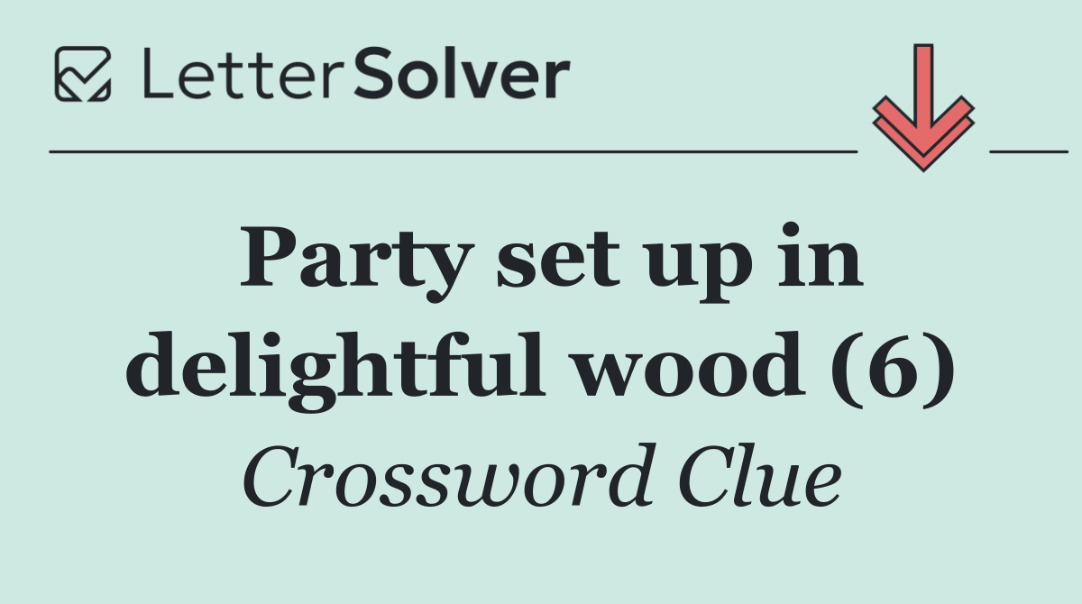 Party set up in delightful wood (6)