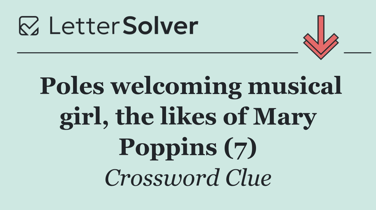 Poles welcoming musical girl, the likes of Mary Poppins (7)