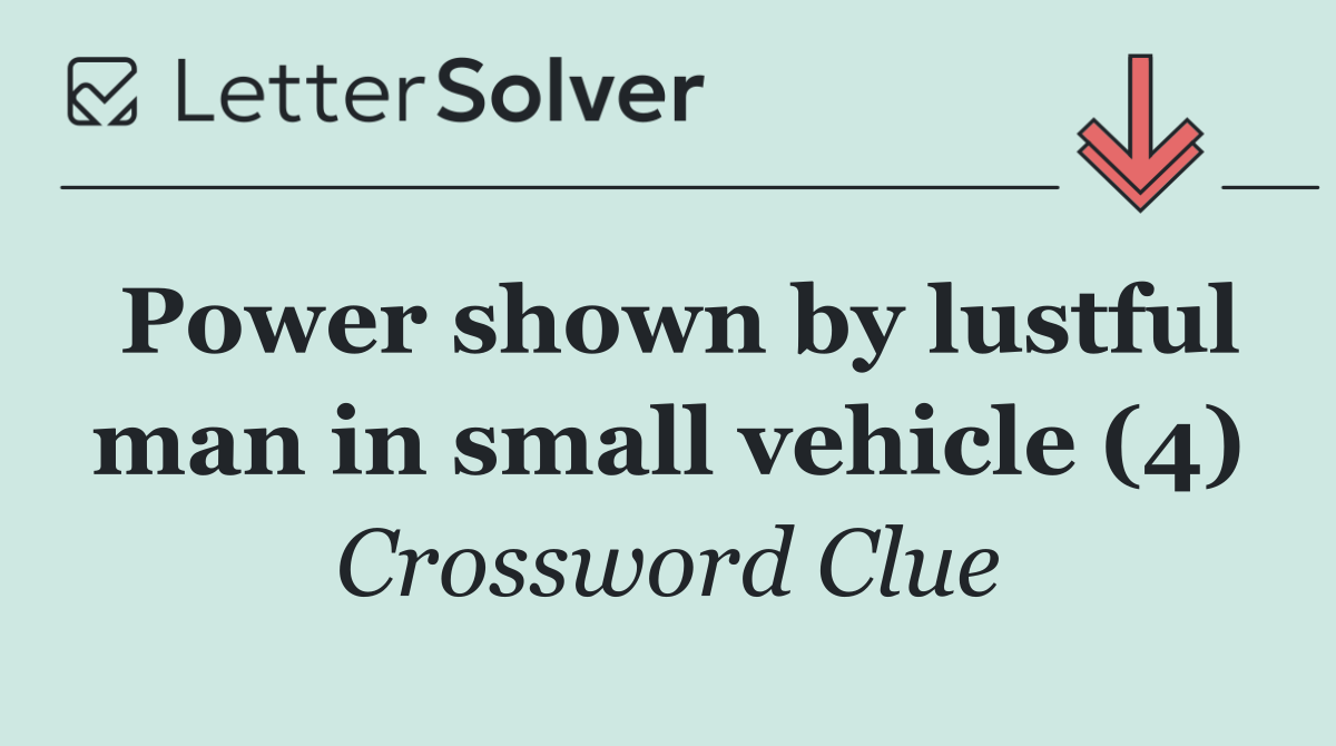 Power shown by lustful man in small vehicle (4)