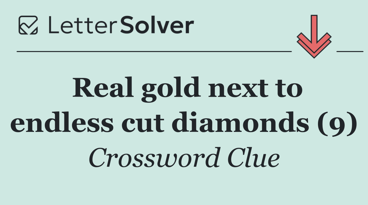 Real gold next to endless cut diamonds (9)