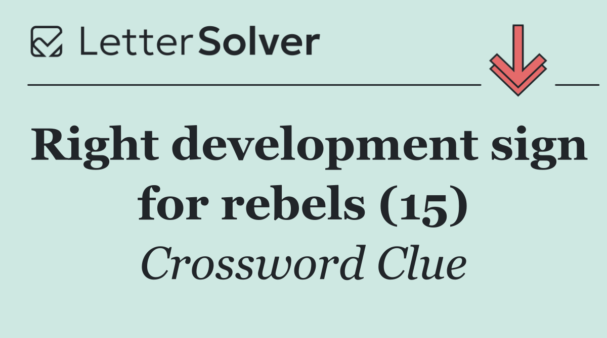 Right development sign for rebels (15)