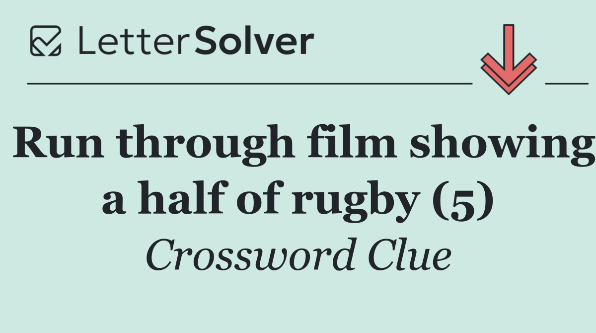 Run through film showing a half of rugby (5)