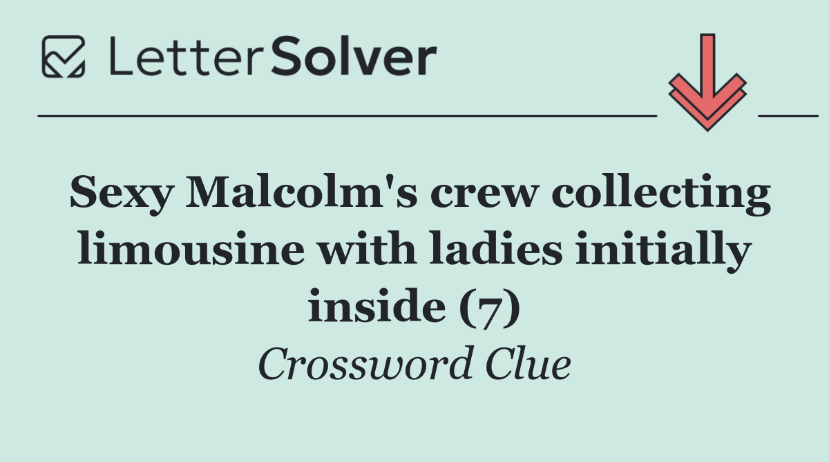 Sexy Malcolm's crew collecting limousine with ladies initially inside (7)