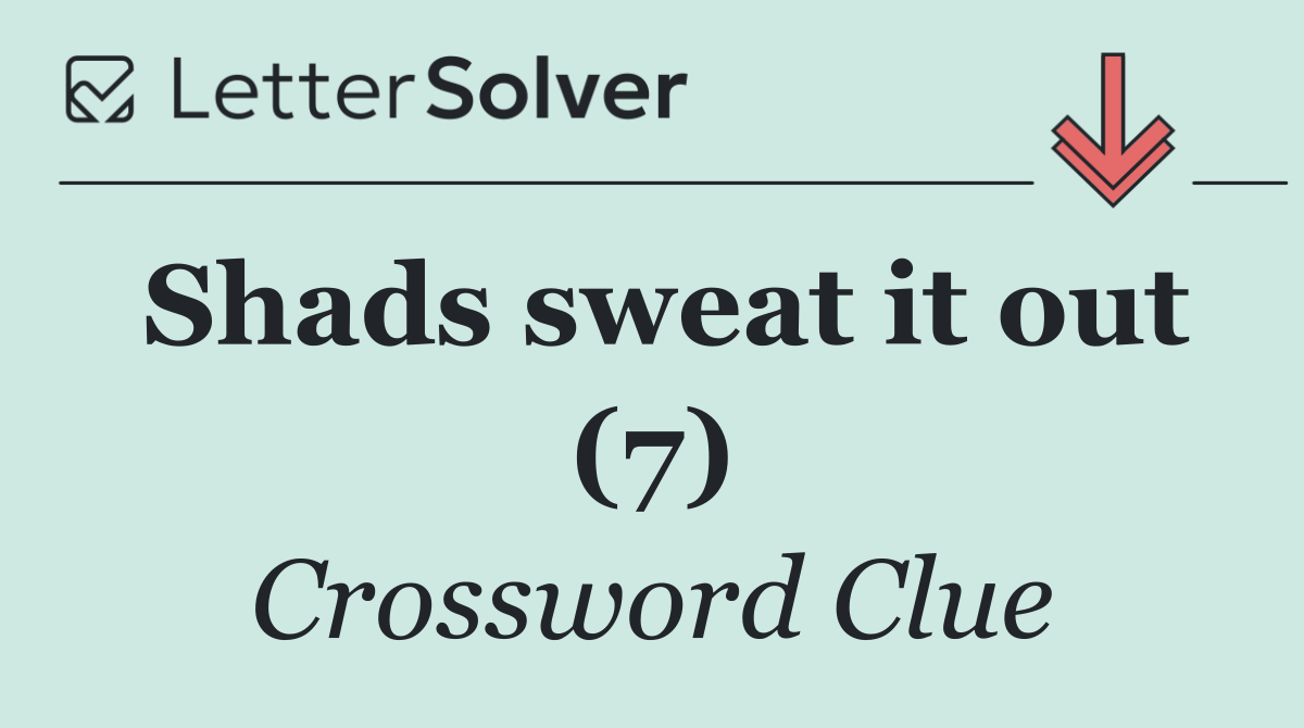 Shads sweat it out (7)
