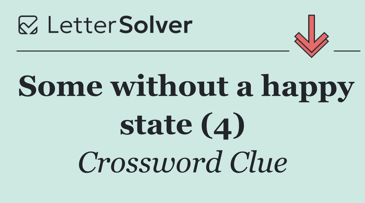 Some without a happy state (4)