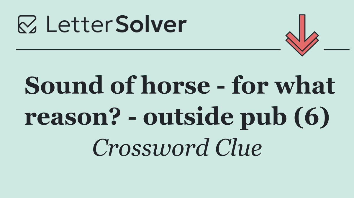 Sound of horse   for what reason?   outside pub (6)
