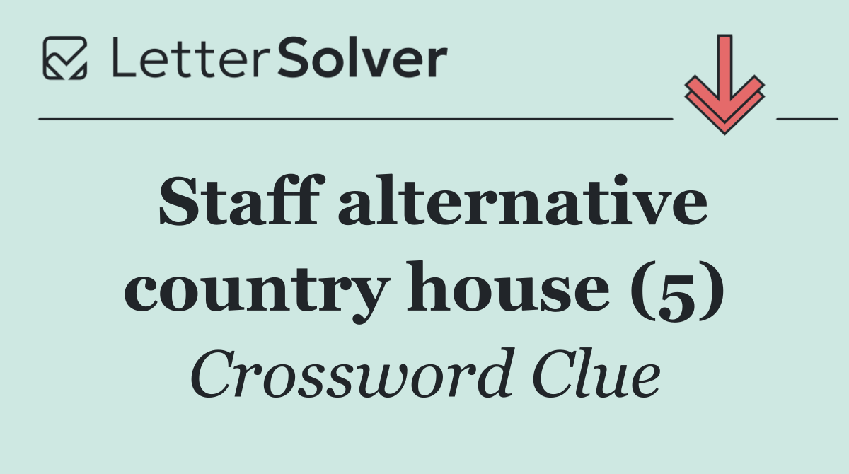 Staff alternative country house (5)