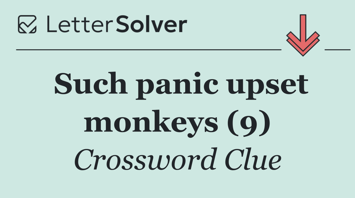 Such panic upset monkeys (9)