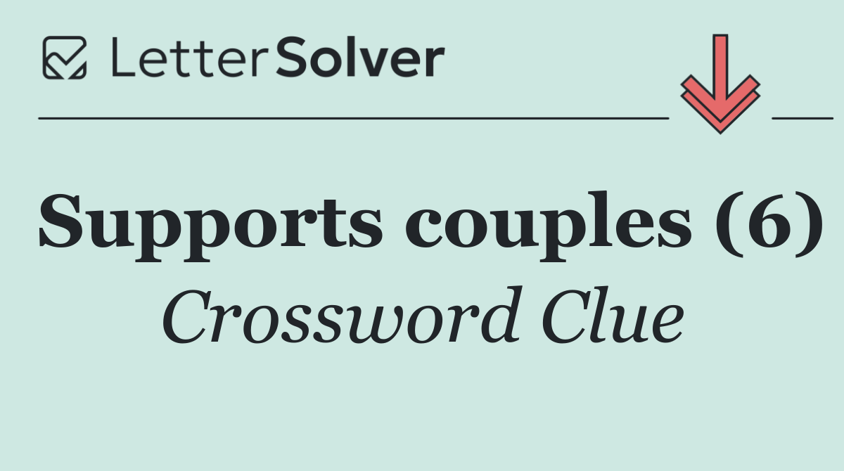 Supports couples (6)