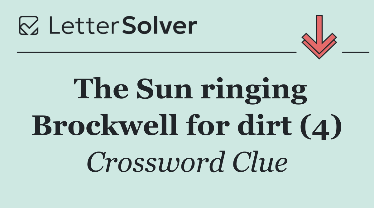 The Sun ringing Brockwell for dirt (4)