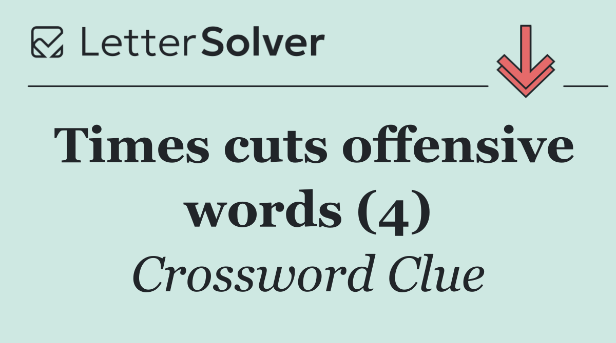 Times cuts offensive words (4)