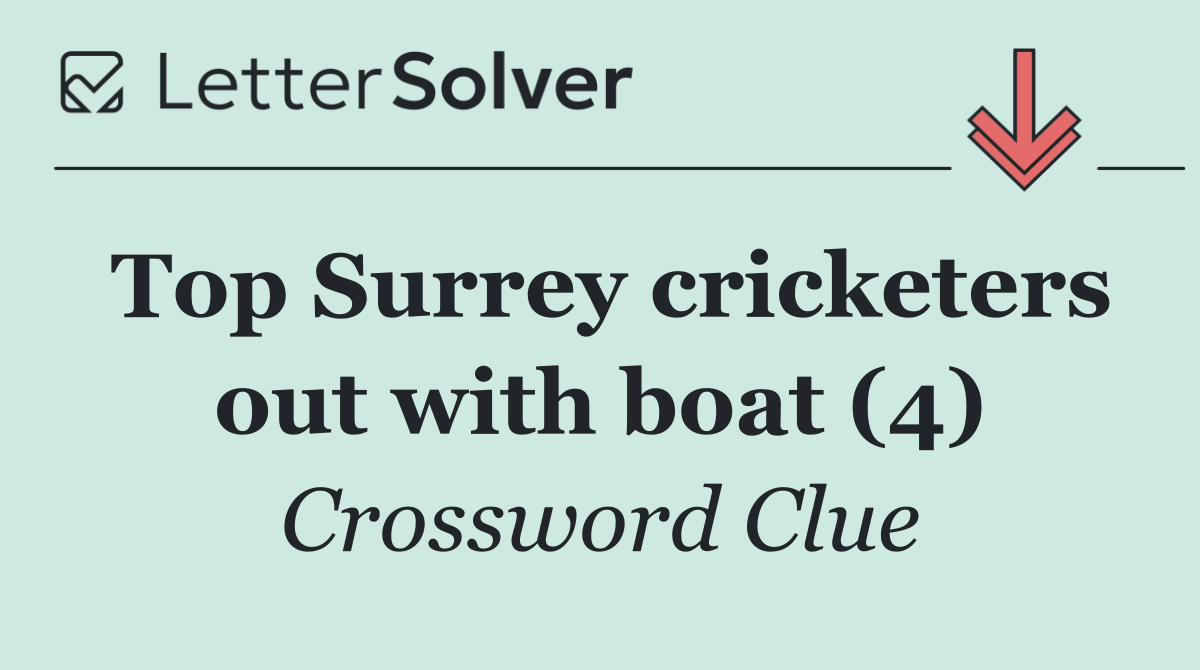 Top Surrey cricketers out with boat (4)
